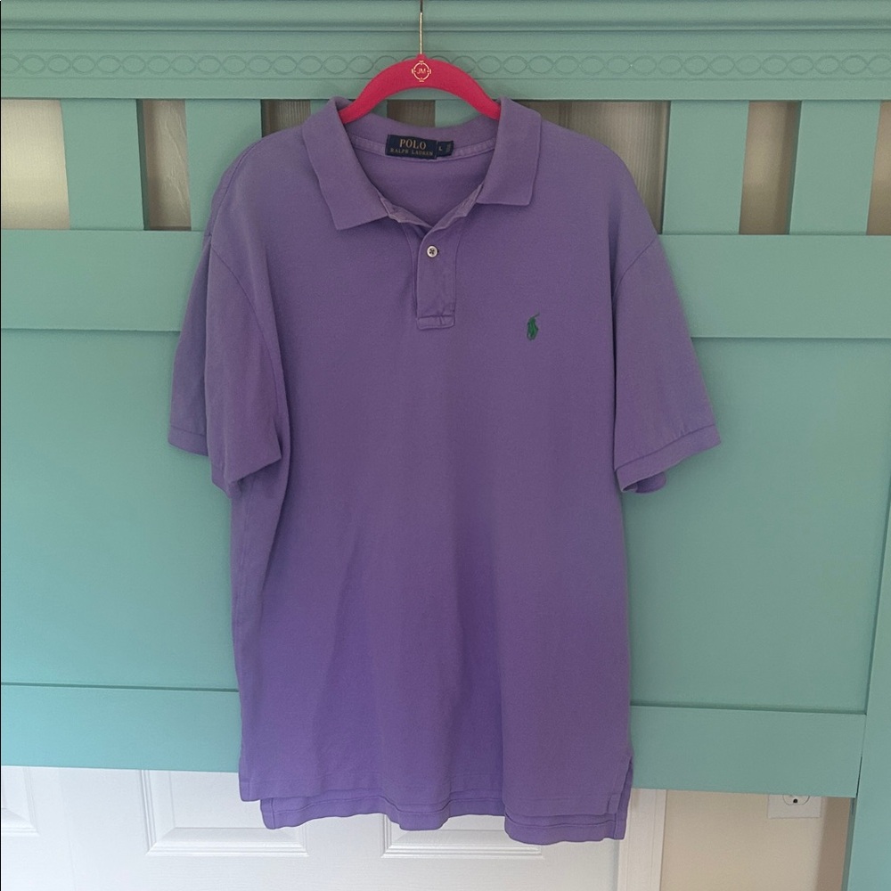 Polo by Ralph Lauren Purple Men's Polo Shirt Men’s L